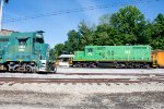 Geeps of different flavors rest in the Caney Fork & Western YArd 